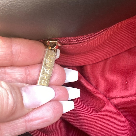 🖤 Rare Sherpa/ shearling authentic CHANEL 19 chain large bag / purse 🖤 - Picture 9 of 17